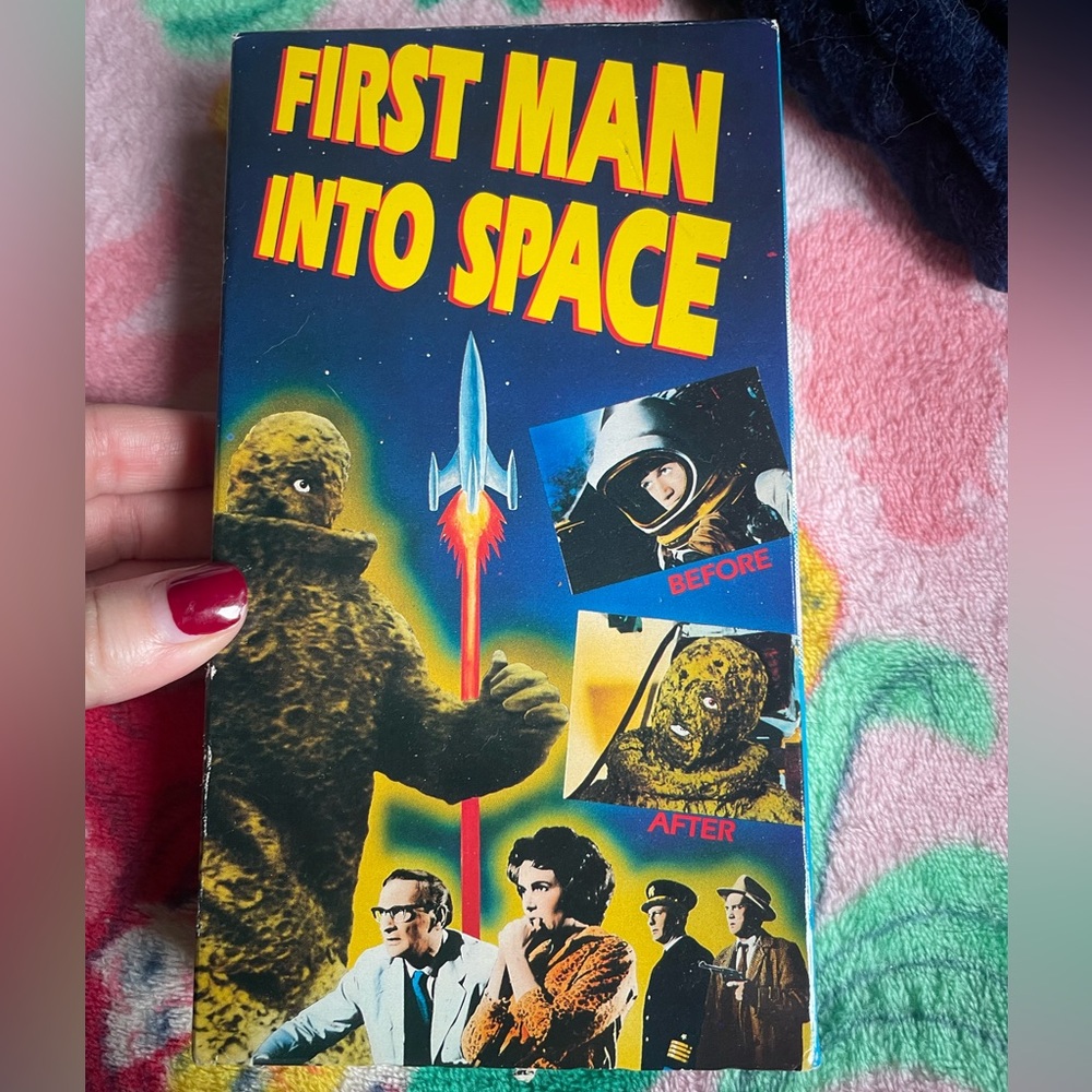 First Man Into Space vintage VHS tape rhino